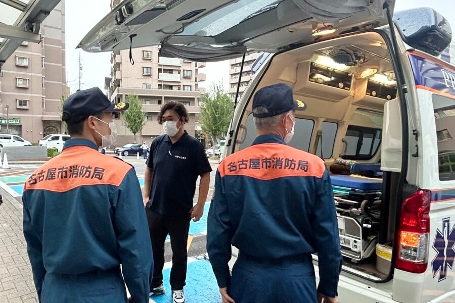 名古屋市消防局と連携
